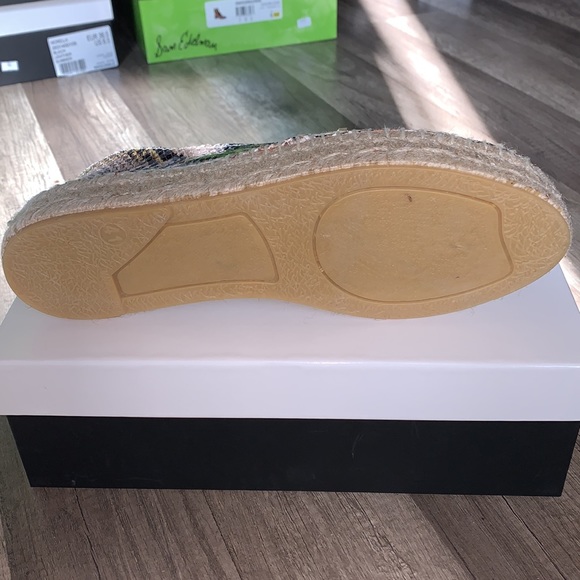 Kurt Geiger Morella LeatherSnake Print Espadrilles - Picture 4 of 8